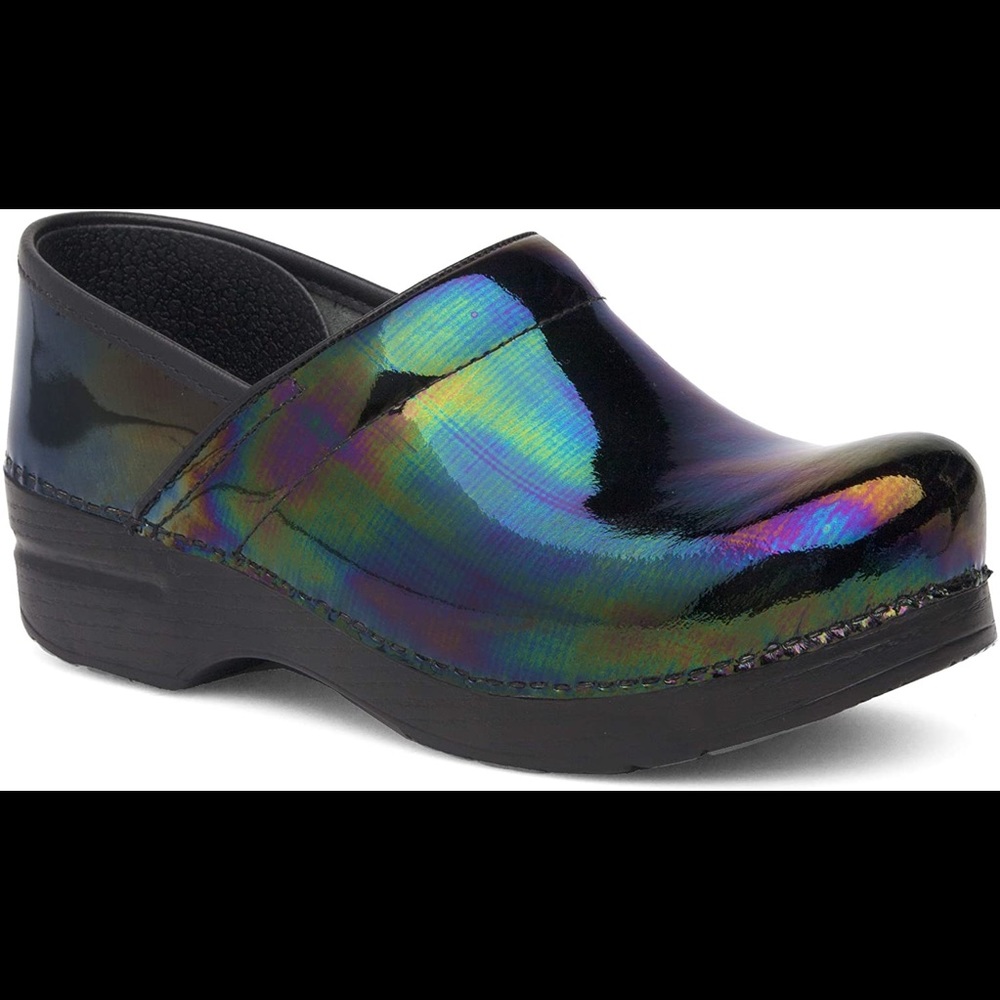 Iridescent Dansko Clogs